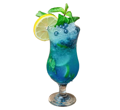 Blue Lagoon Mocktail 
