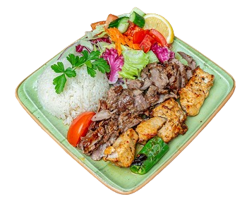 Chicken Shish & Lamb Shawarma 